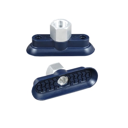 Fipa Bell shaped oval vacuum cup 60x20 mm, NBR blue, fitting G1/4-female 130.60x20.192.1